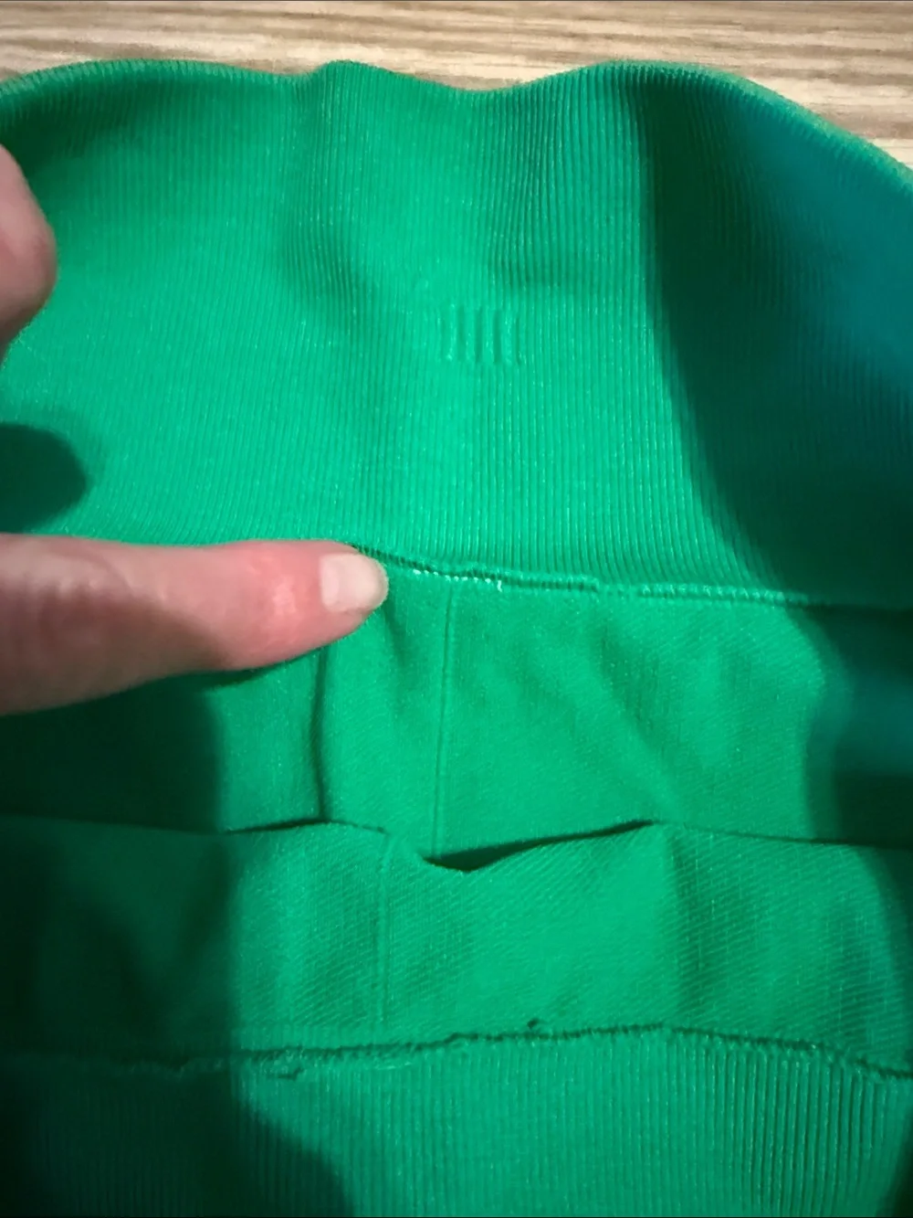lululemon athletica Women’s In The Flow Green Ruched Crop Leggings